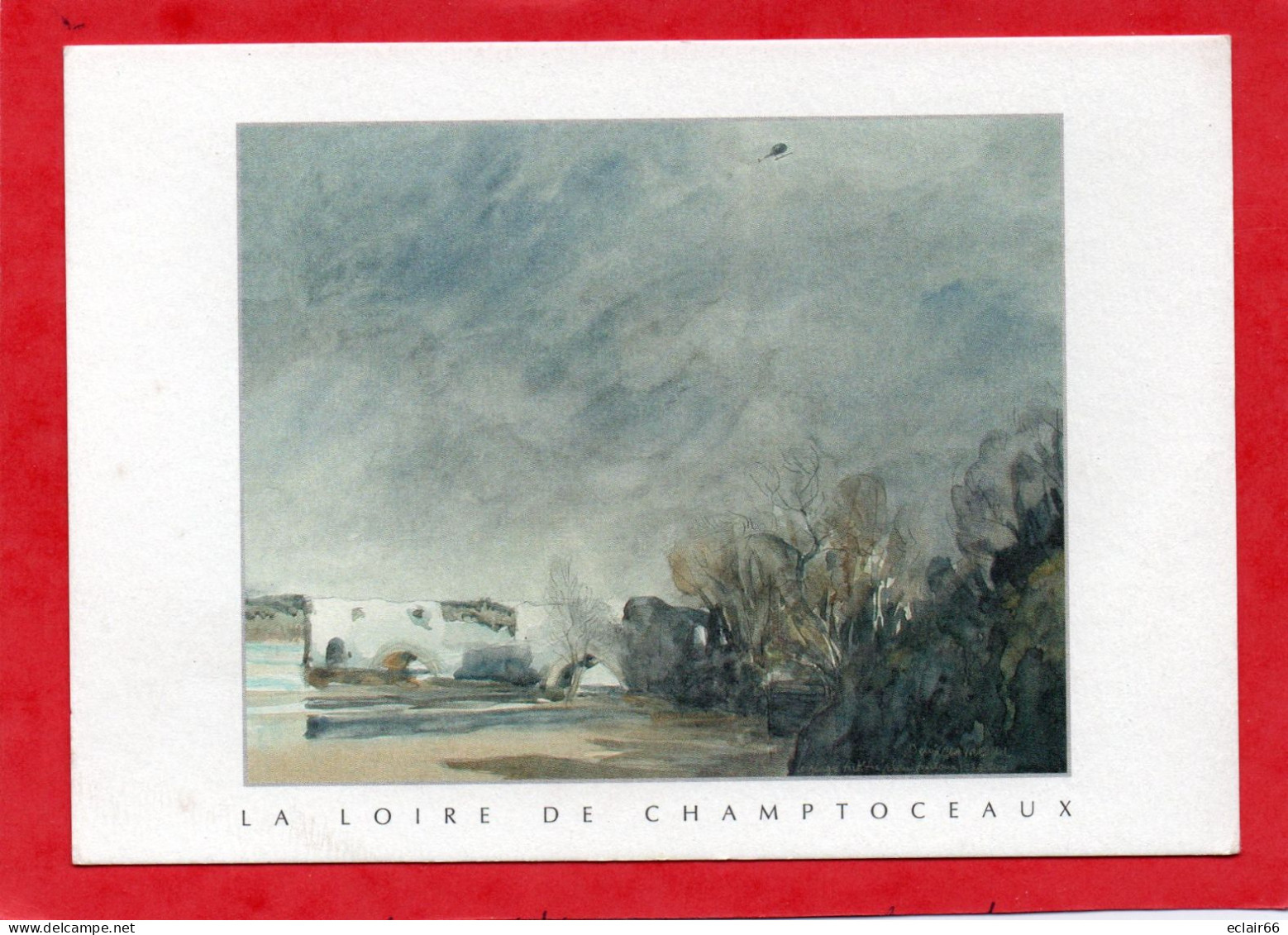 49 Champtoceaux AQUARELLE Et PASTEL LE PEAGE FORTIFIE D.CLAVREUL EDIT Office Du Tourisme - Champtoceaux