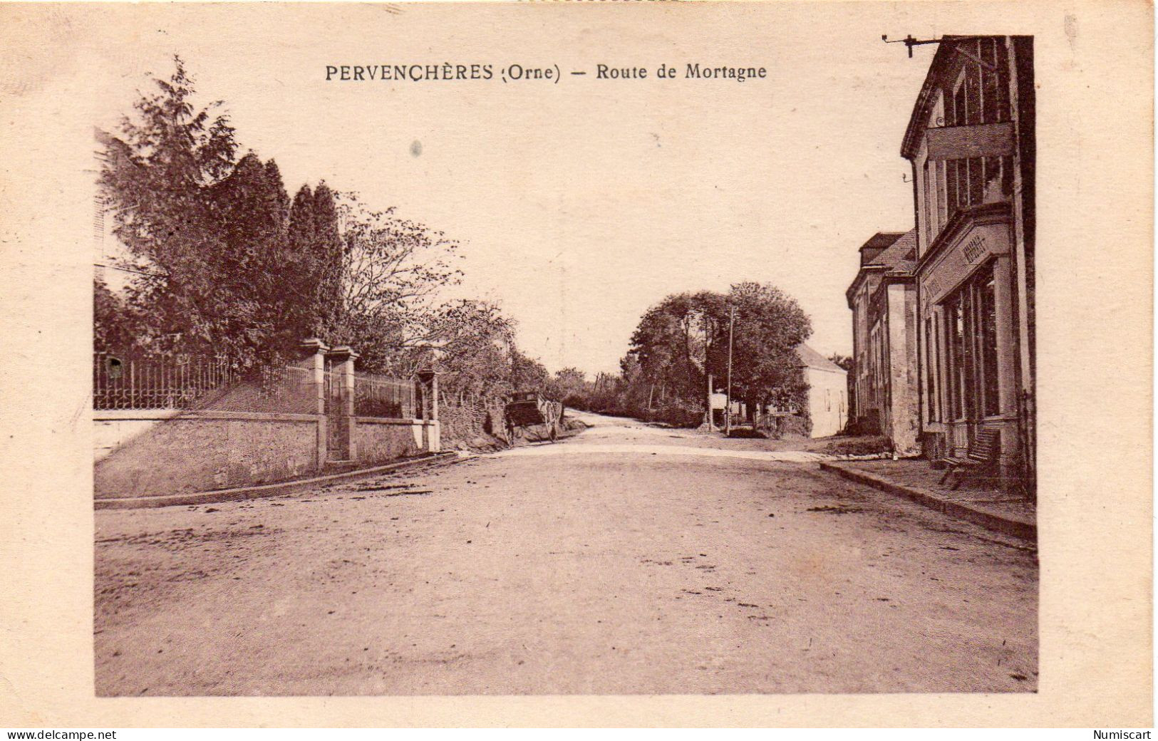 Pervenchères Route De Mortagne - Pervencheres