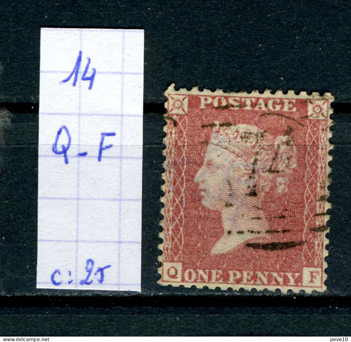 Grande-Bretagne    N° 14     Q - F - Used Stamps