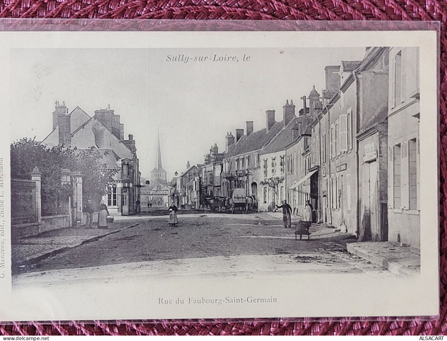 Sully Sur Loire , Faubourg St Germain , Dos 1900 - Sully Sur Loire