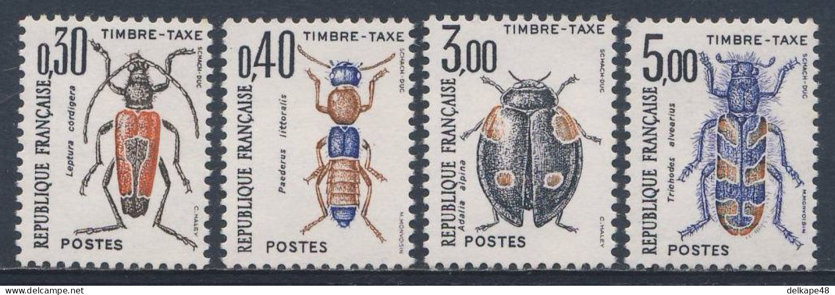 France Rep. Française 1983 Mi 112 /15  YT 109 /1 ** Timbre Taxe / Portomarken / Postage Due : Käfer / Insectes / Beetles - 1960-.... Neufs