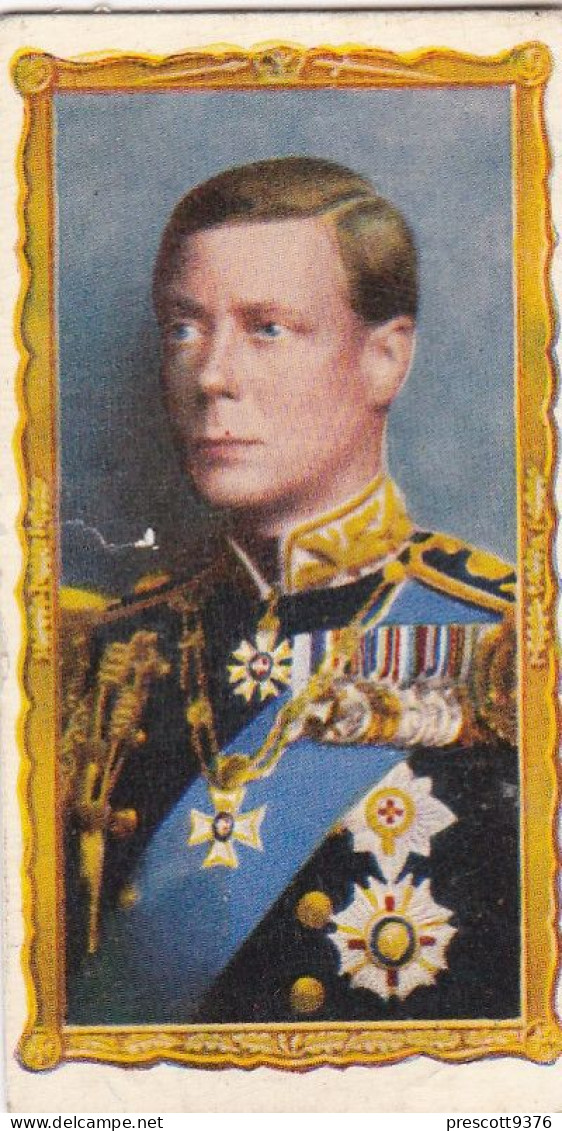 16 Duke Of Windsor, (Edward VIII)  - Coronation 1937- Kensitas Cigarette Card - 3x6cm, Royalty - Churchman