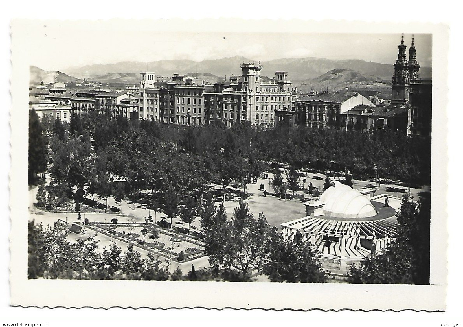 PANORAMICA DEL ESPOLON Y AUDITORIUM / VIEW OF THE ESPOLON AND AUDITORIUM.-  LOGROÑO.- ( LA RIOJA ) - La Rioja (Logrono)