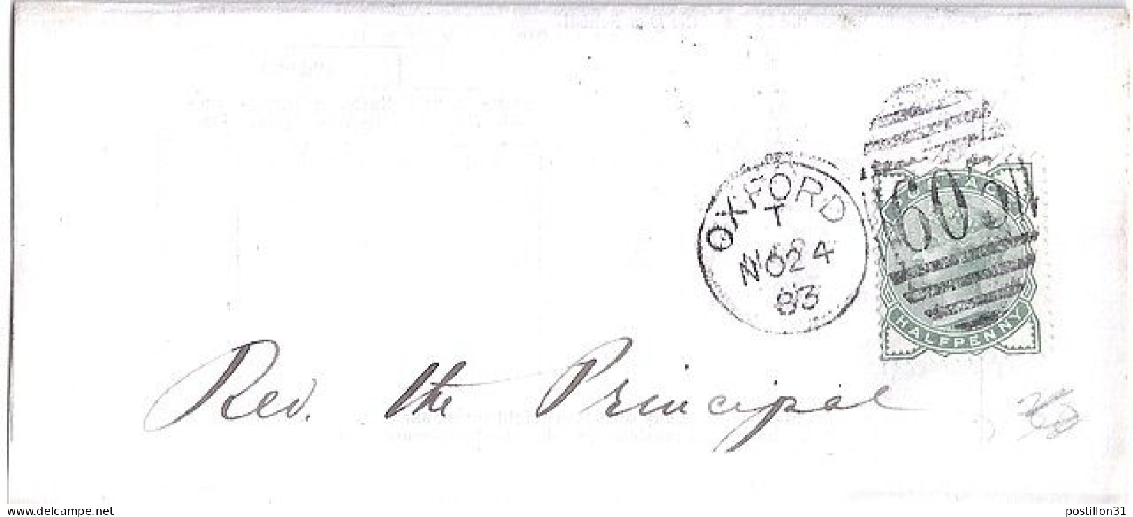 GRANDE BRETAGNE N° 67 S/L. DE OXFORD/4.11.83  - Briefe U. Dokumente