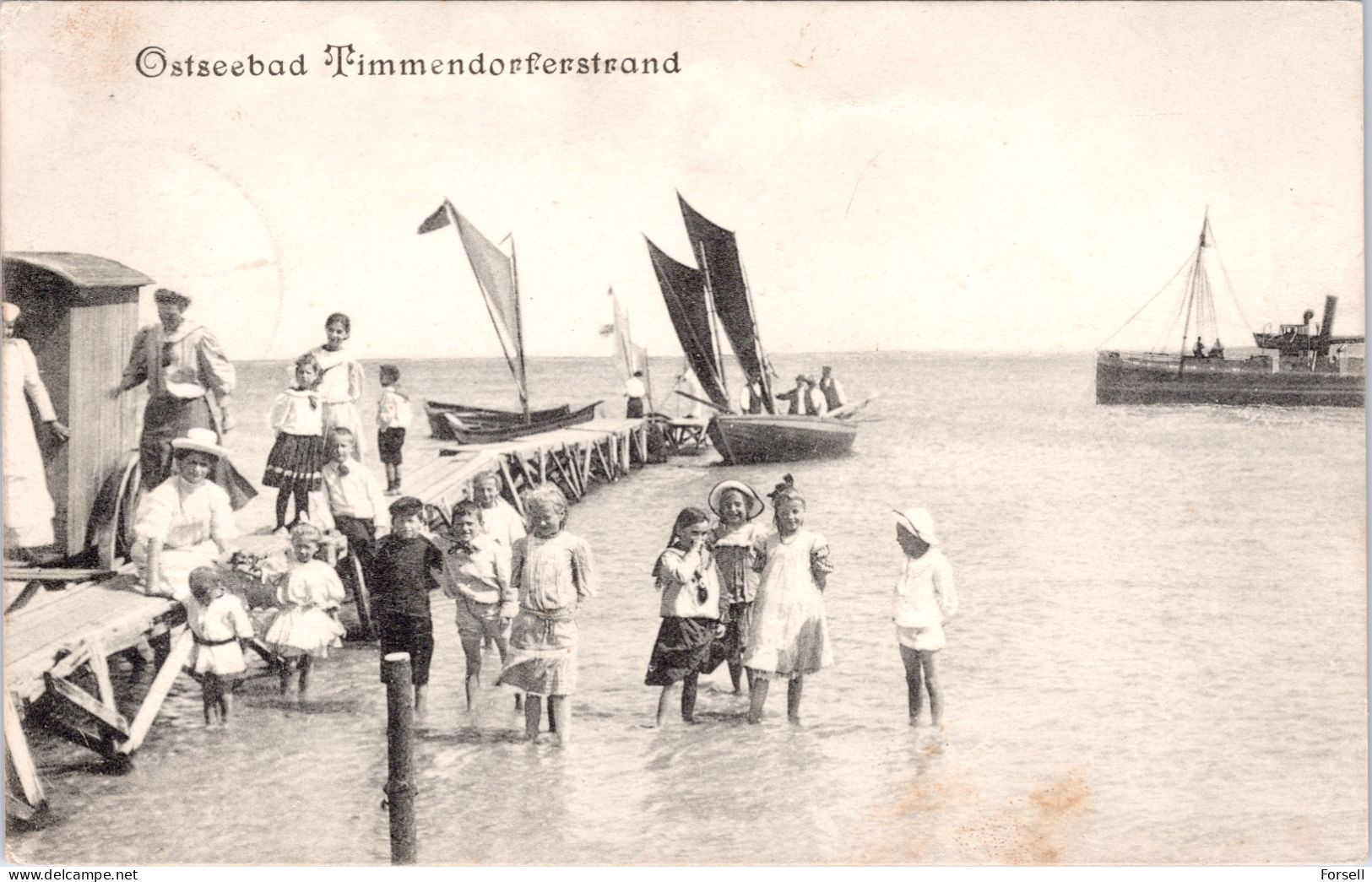 Ostseebad , Timmendorfer Strand (Stempel: Timmendorfer Strand 1908) - Timmendorfer Strand