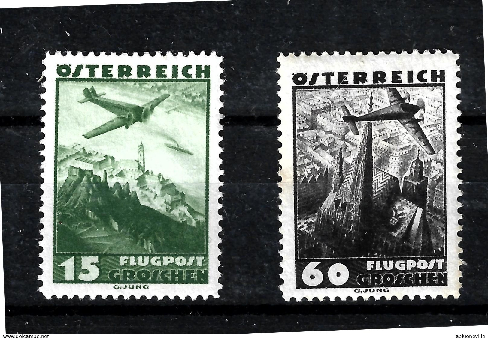 1935 Austria Air Post Stamps Mi 600/6 MNH/** - Ungebraucht