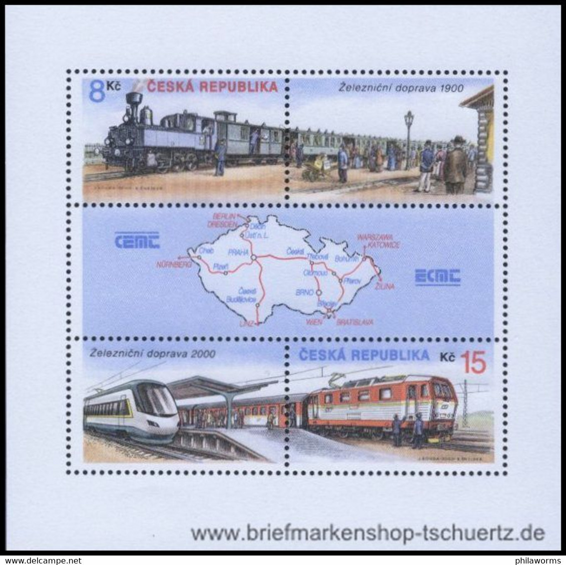 Tschechien 2000, Mi. Bl. 13 ** - Blocks & Kleinbögen