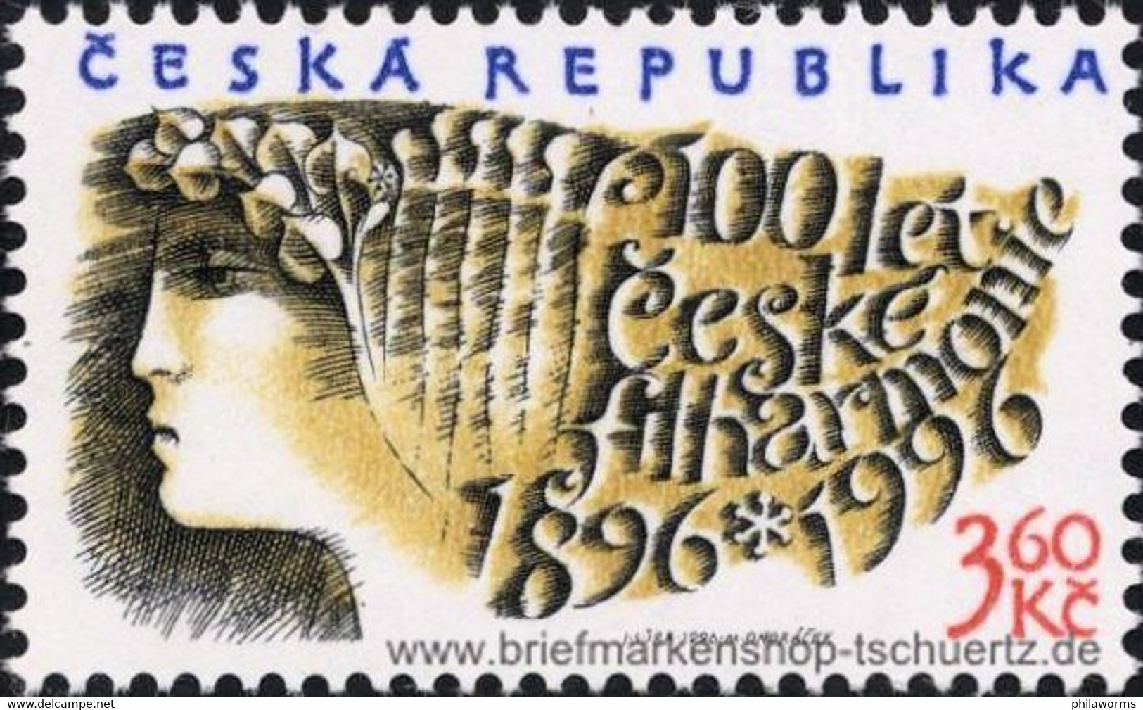 Tschechien 1996, Mi. 100 ** - Ongebruikt
