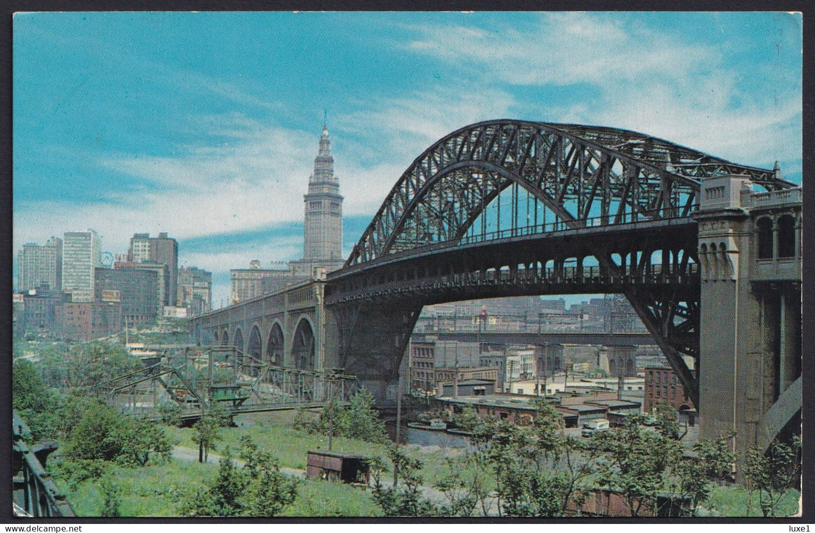 USA ,   Cleveland  BRIDGE ,  OLD POSTCARD - Cleveland