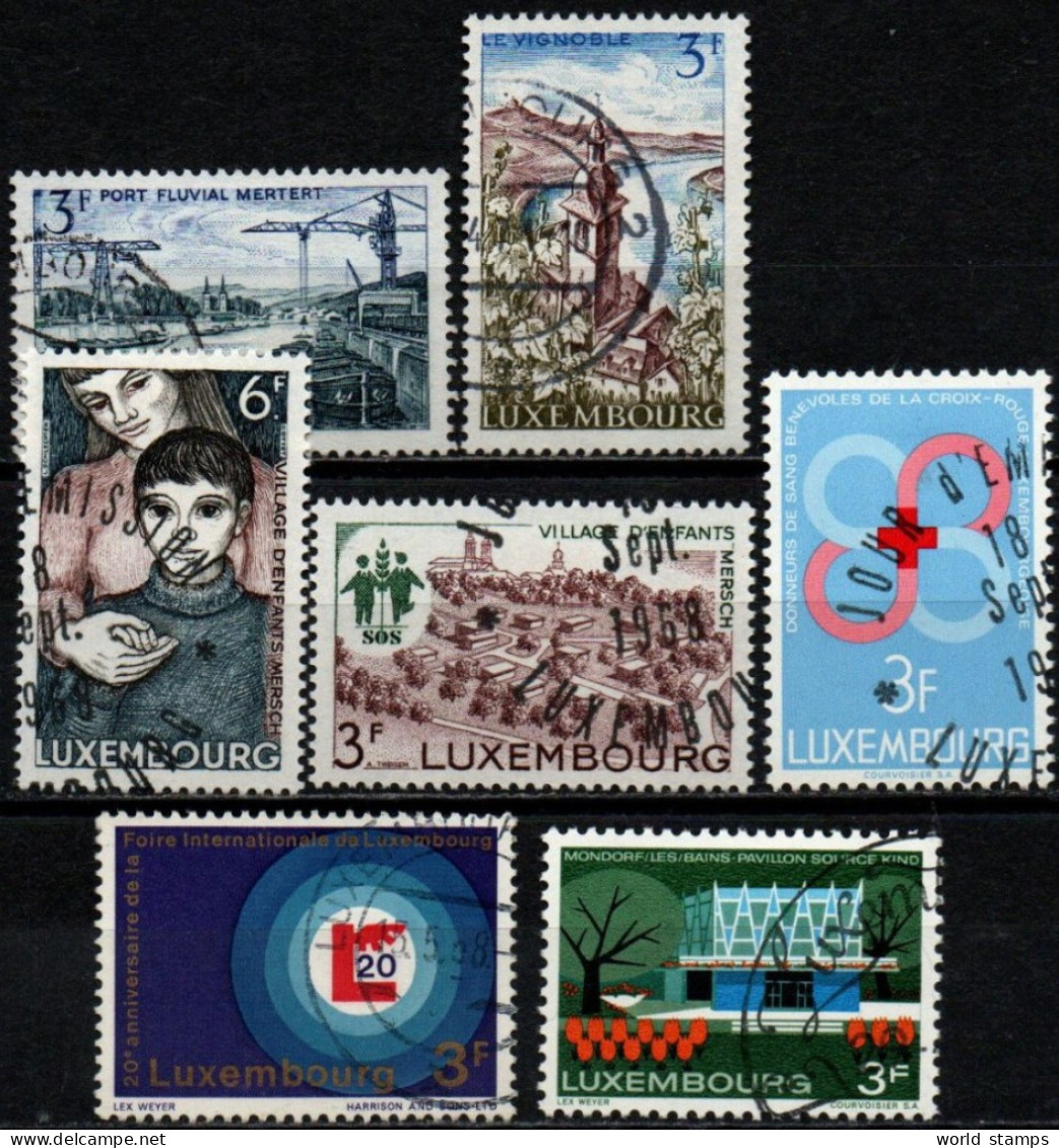 LUXEMBOURG 1967-8 O - Usati