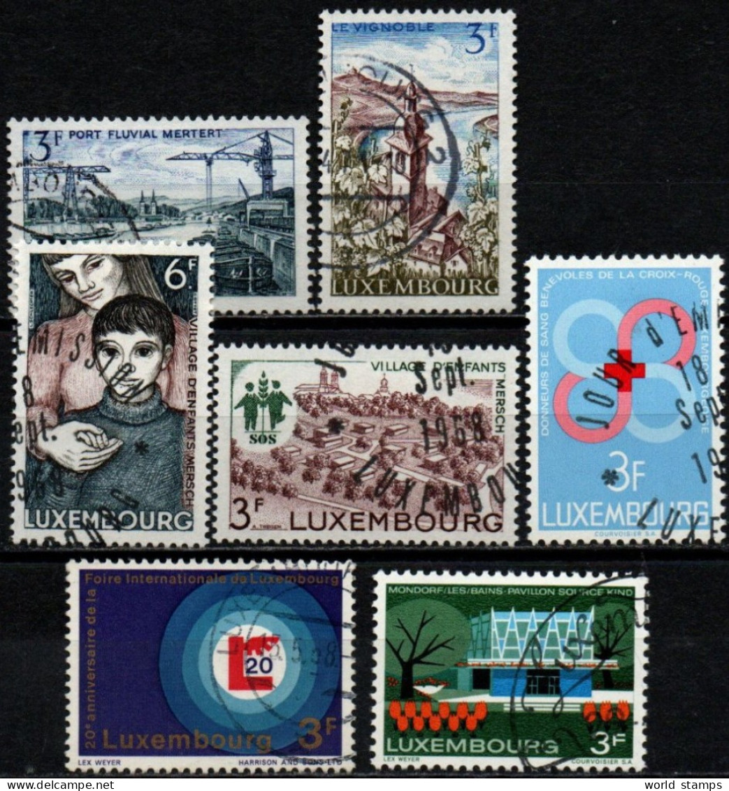 LUXEMBOURG 1967-8 O - Gebraucht