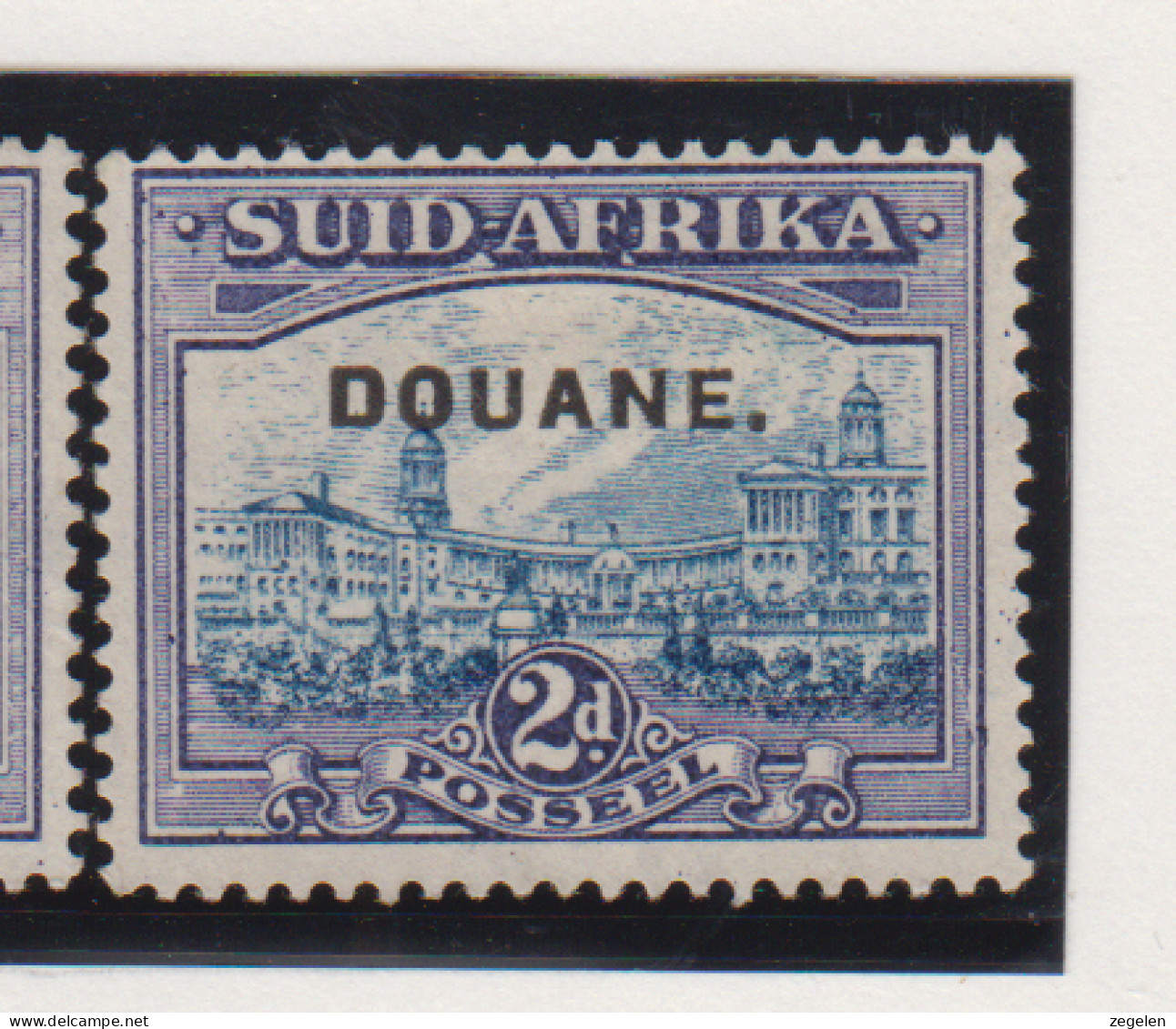 Zuid-Afrika Fiskale Zegel(revenue) Cat. J Barefoot: Douane-customs 36 Afrikaanse Tekst - Andere & Zonder Classificatie