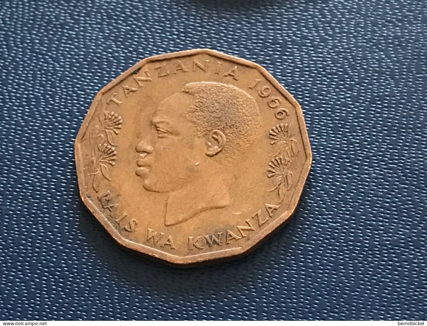 Münze Münzen Umlaufmünze Tansania 5 Senti 1966 - Tanzania