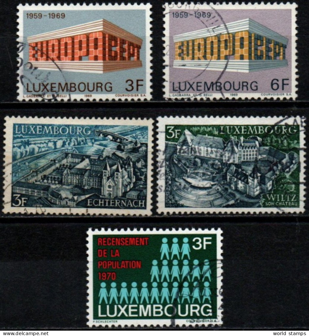 LUXEMBOURG 1969-70 O - Gebraucht