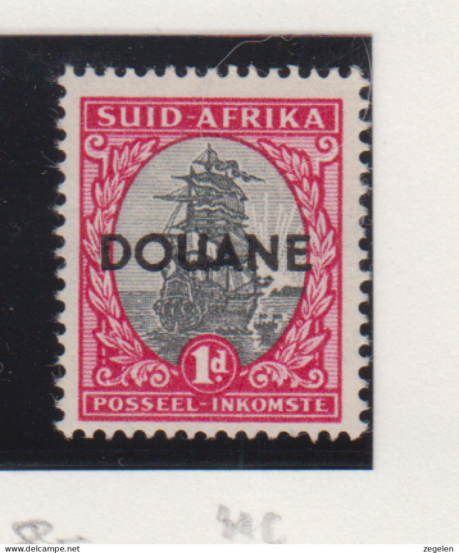 Zuid-Afrika Fiskale Zegel(revenue) Cat. J Barefoot: Douane-customs 41c Afrikaanse Tekst - Altri & Non Classificati