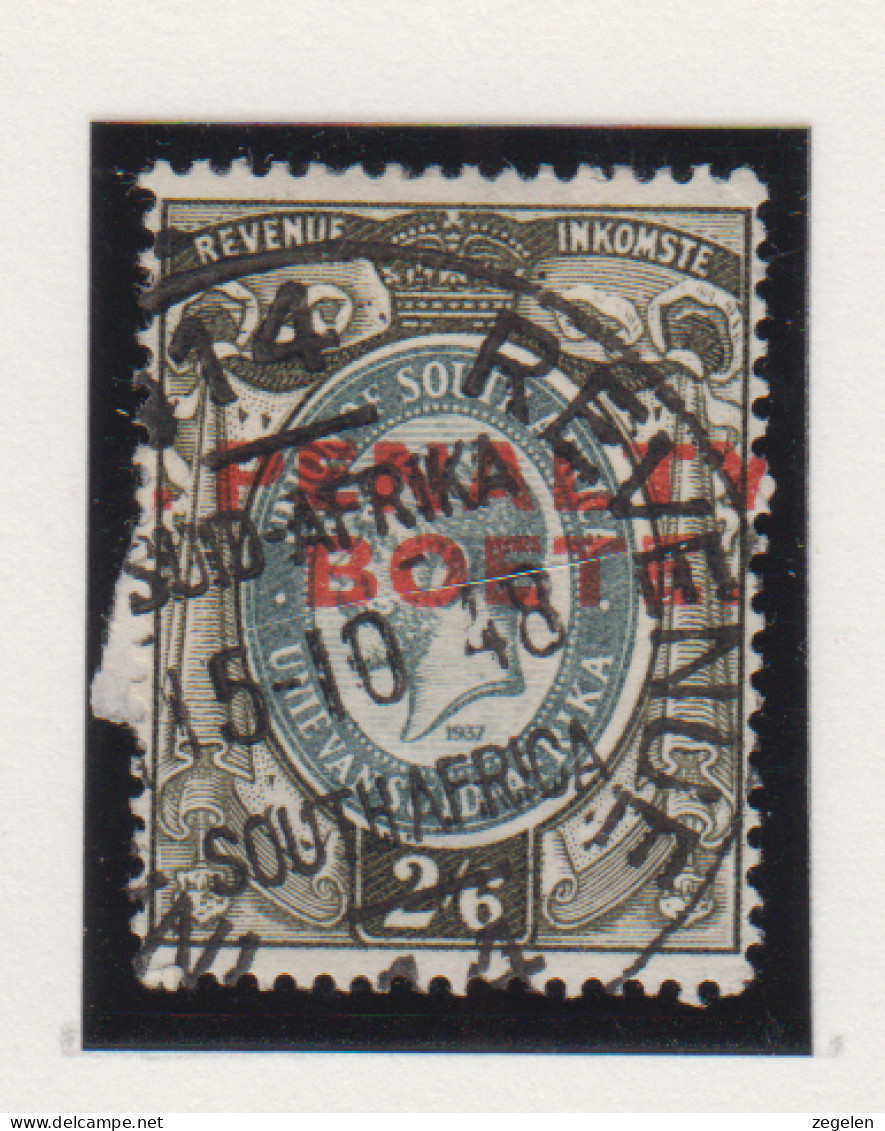 Zuid-Afrika Fiskale Zegel(revenue) Cat. J Barefoot: Boetezegel/Penalty 21 :jaar 1937 - Sonstige & Ohne Zuordnung
