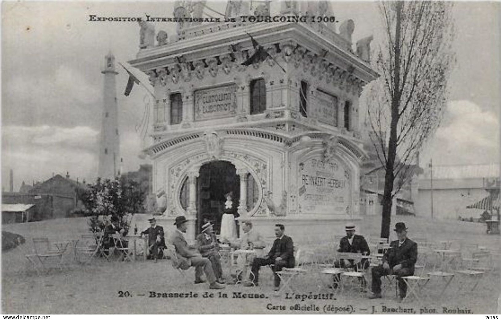 CPA Ancienne Publicité Publicitaire Non Circulé Brasserie Bière La Meuse Tourcoing - Tourcoing