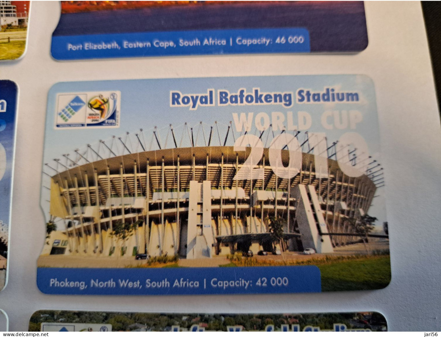 SOUTH AFRIKA  9X CHIPCARDS  25 R STADIONS OF WORLD CUP 2010 SOCCER/    used  chipcards     **16213**