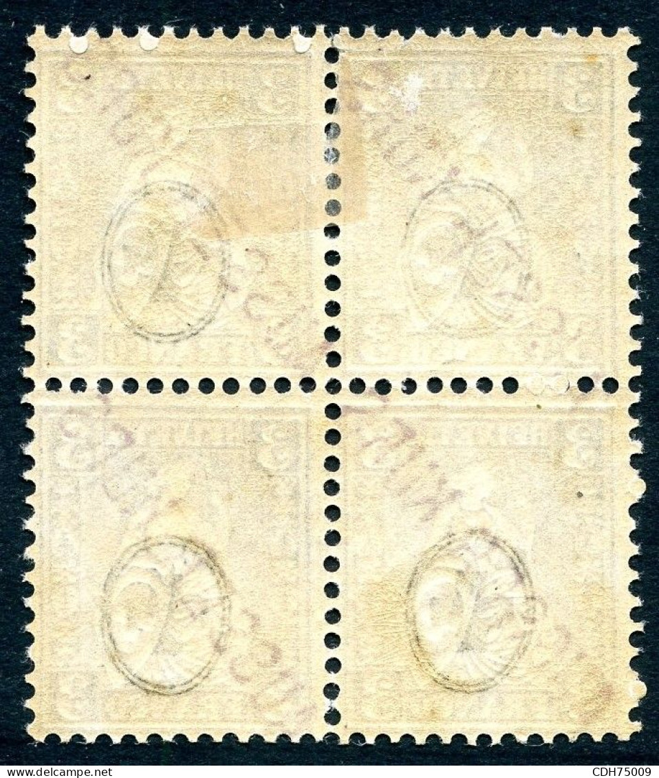 SUISSE - 29 3C NOIR HELVETIA ASSISE * - GRIFFE D'ANNOTATION AUSSER KURS - Unused Stamps