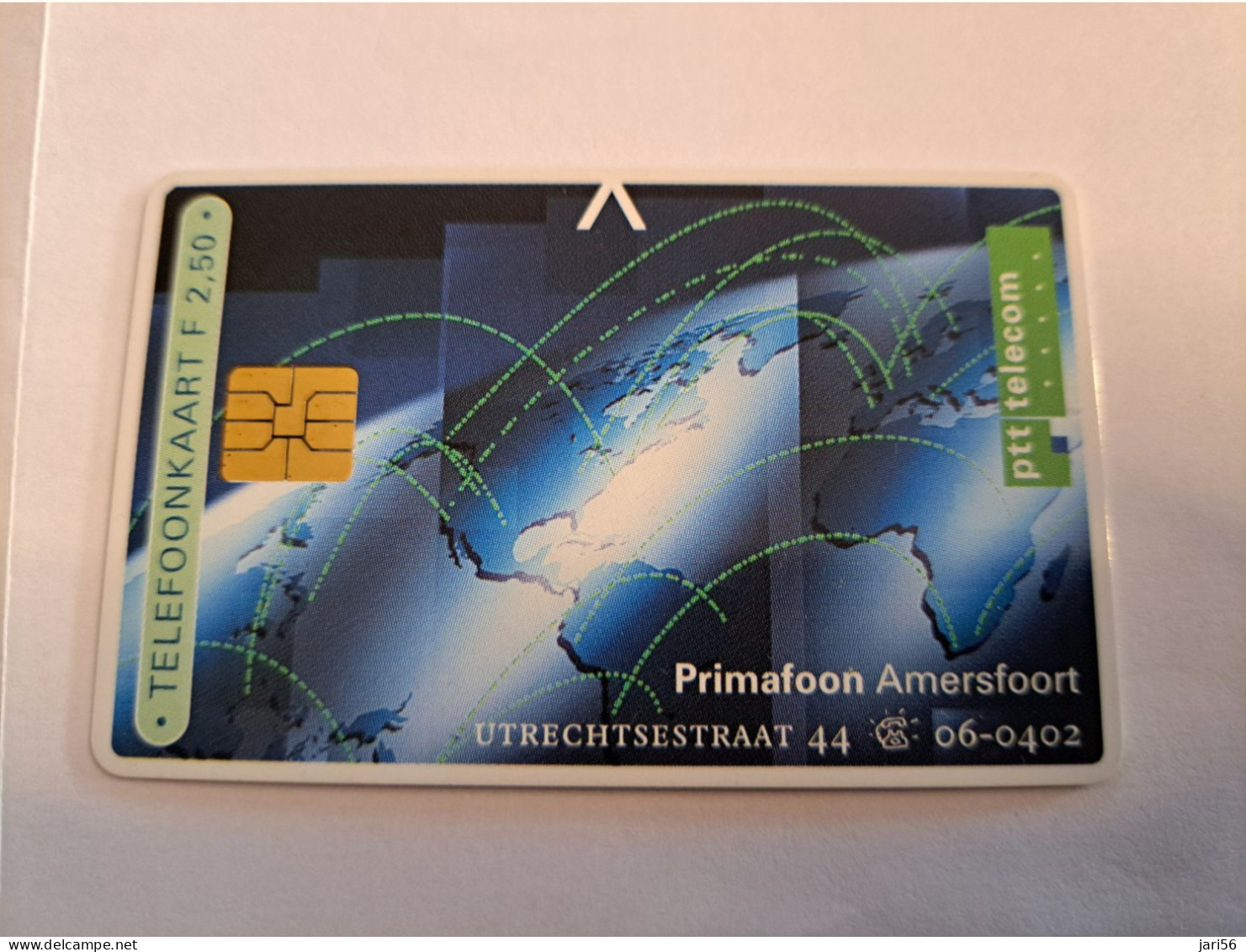 NETHERLANDS / FL 2,50- CHIP CARD / CKD 043 / PRIMAFOON AMERSFOORT /  ONLY 2145 EX   / PRIVATE  MINT  ** 16212** - [3] Tarjetas Móvil, Prepagadas Y Recargos