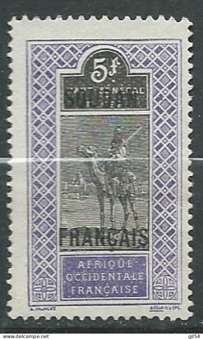 Soudan Français  - Yvert N° 36 (*) Neuf Sans Gomme   -  Ax 16101 - Neufs