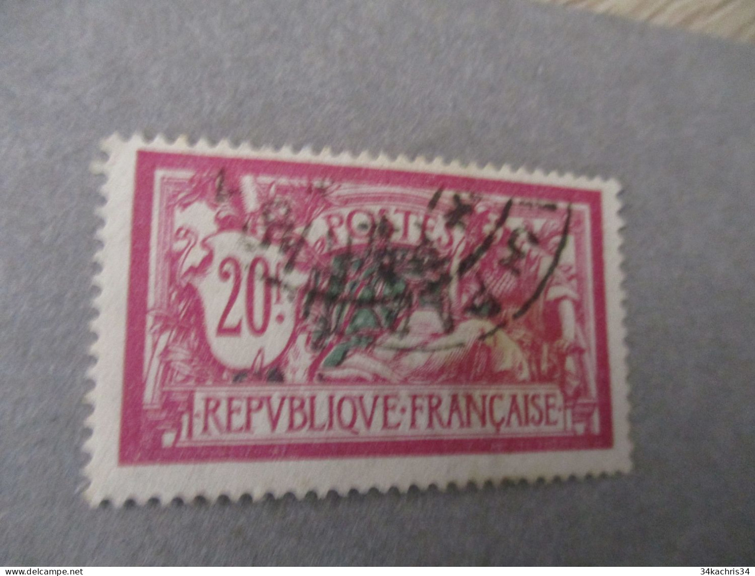 G1 TP France Merson N°208 Oblitéré - 1900-27 Merson