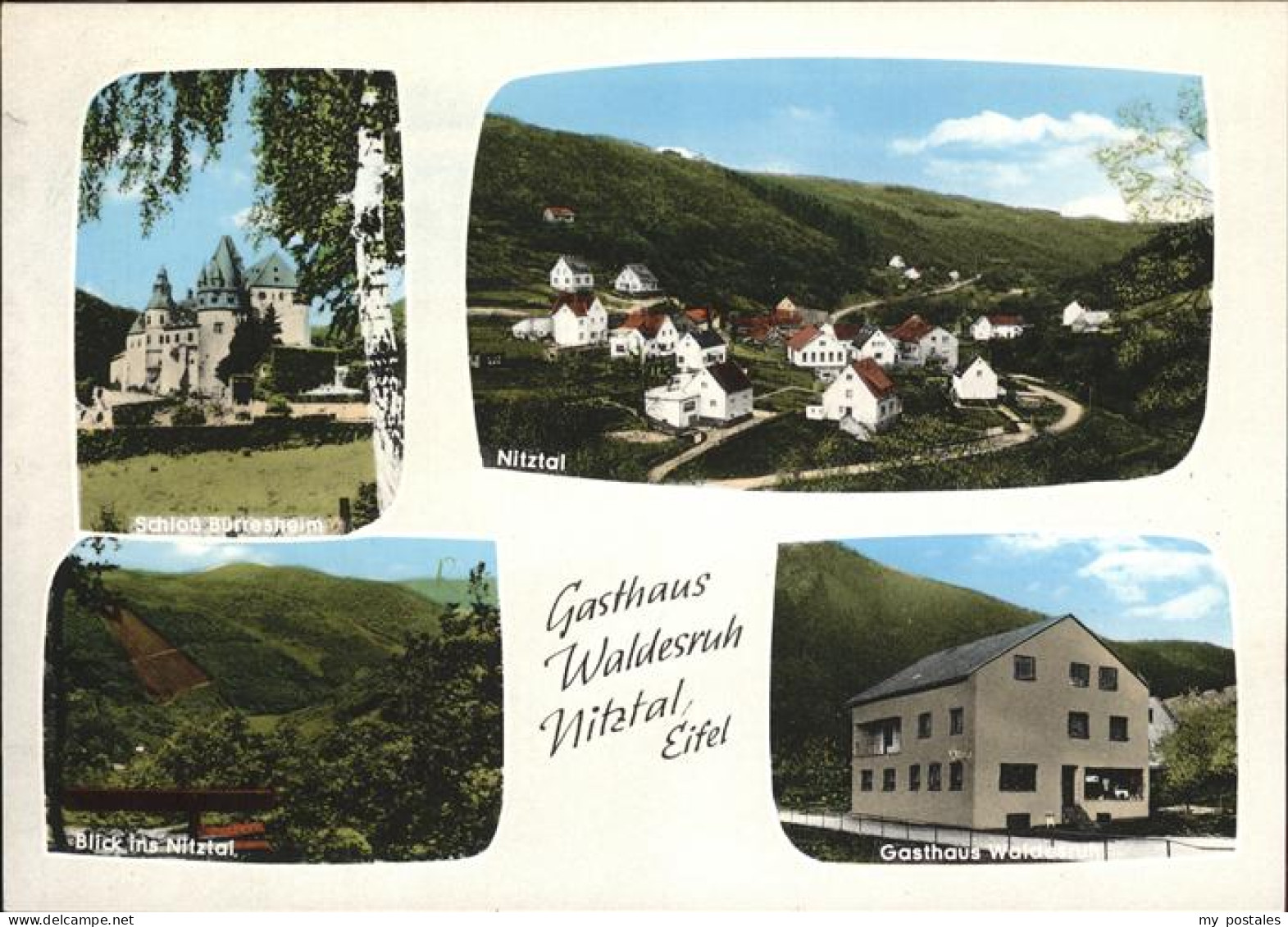 41276504 Nitztal Gasthaus Waldesruh Nitztal Schloss Buerresheim Mayen - Mayen