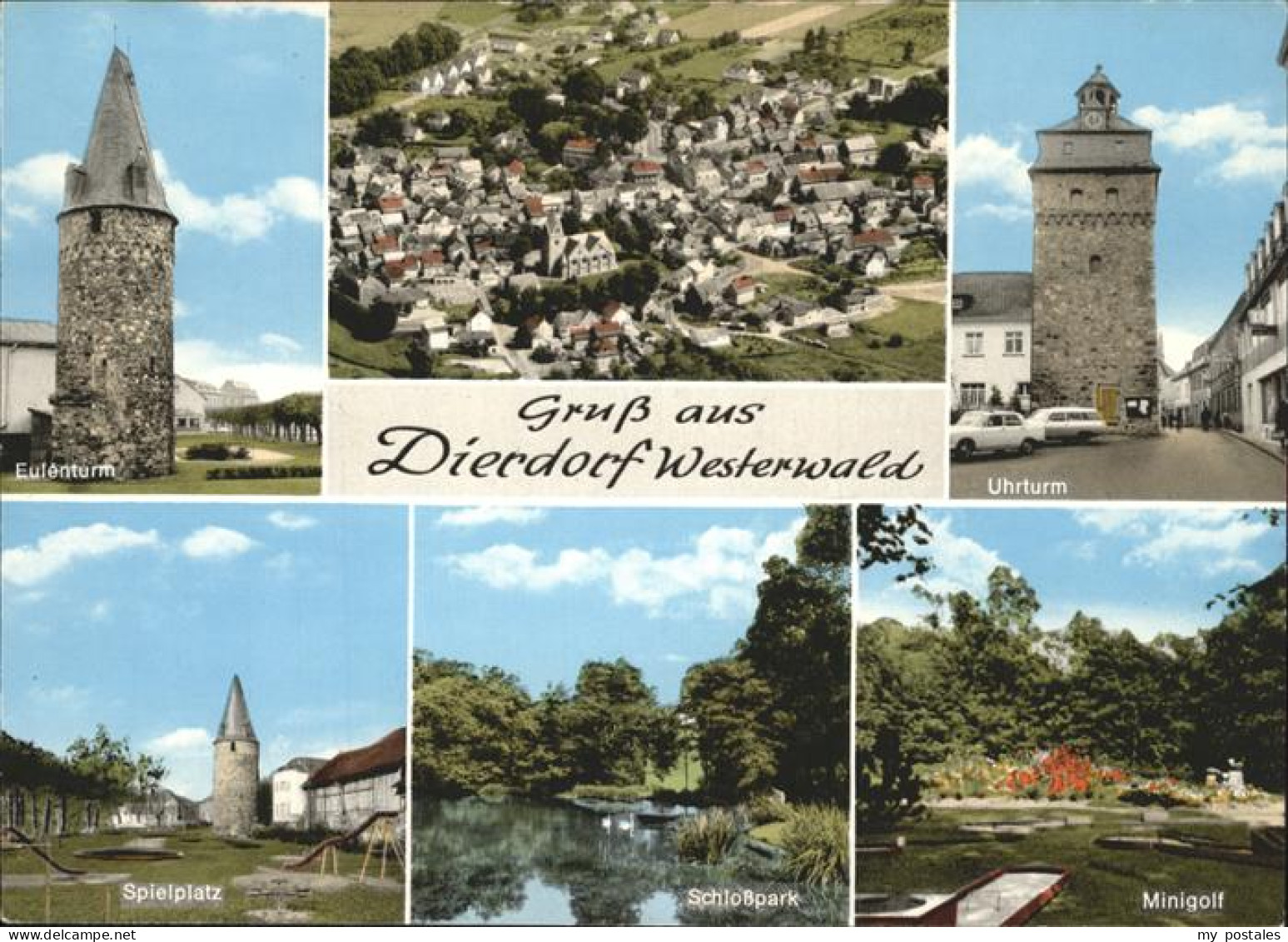 41276484 Dierdorf Uhrturm Minigolf Schlosspark Eulenturm Spielplatz Dierdorf - Dierdorf