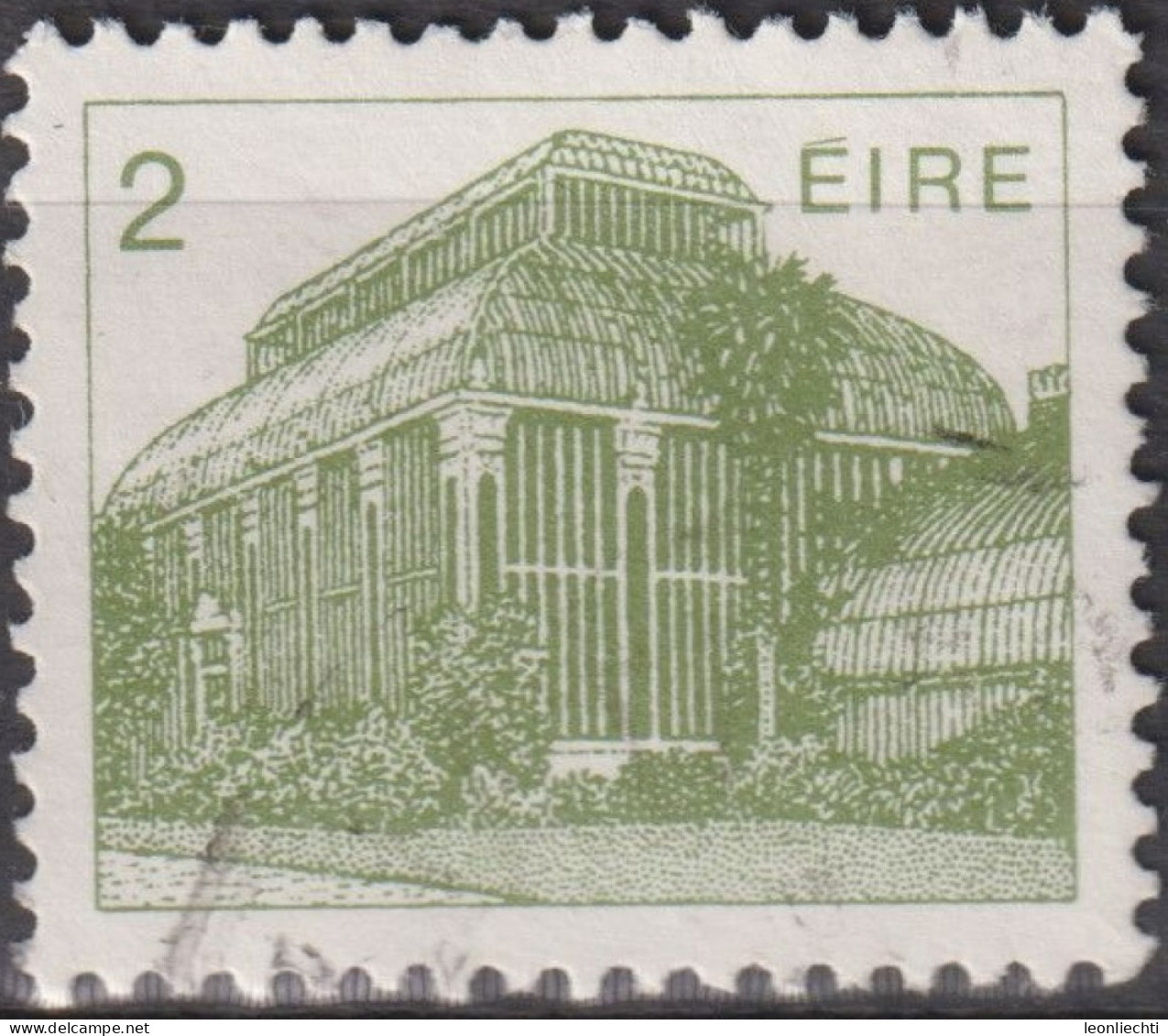 1983 Republik Irland ° Mi:IE 485A, Sn:IE 538, Yt:IE 512, Greenhouse (19th Century) Botanic Gardens, Dublin - Usati