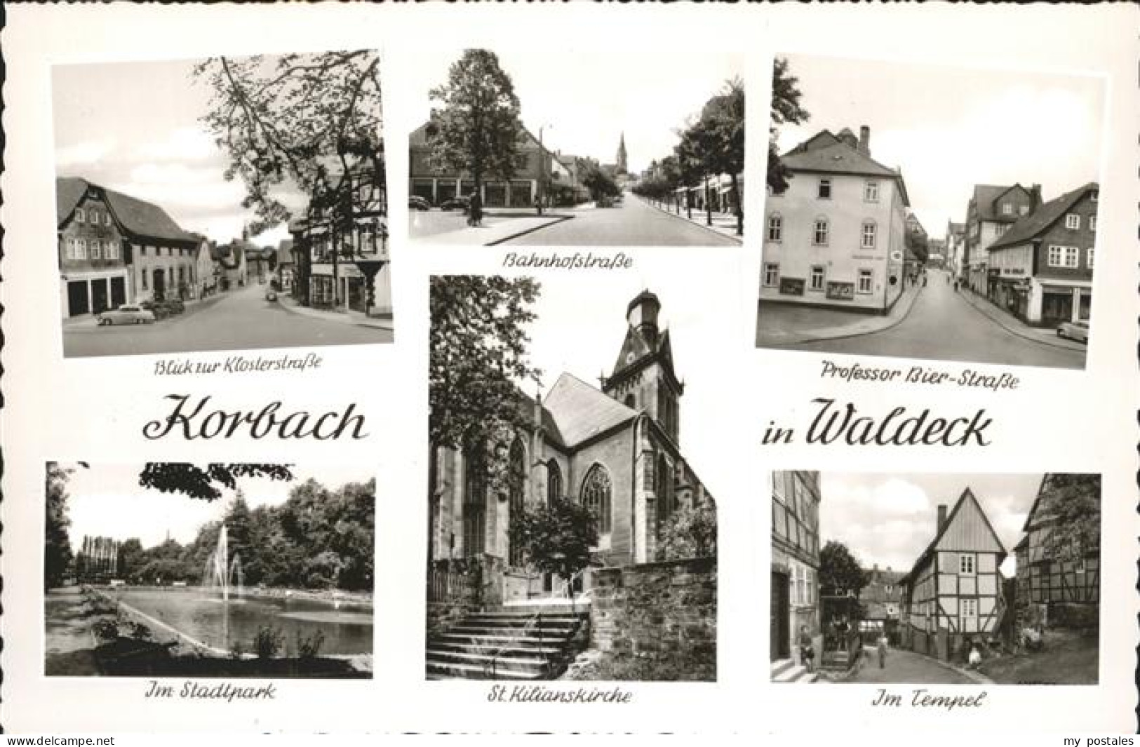 41276412 Korbach Pfrofessor Bier-Str. Tempel Stadtpark Korbach - Korbach