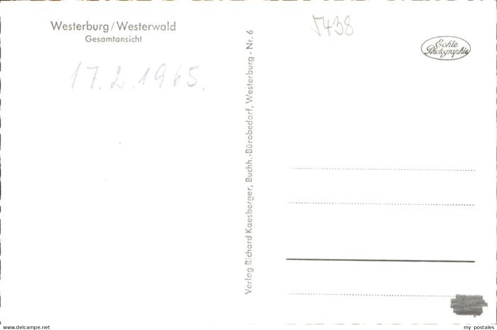 41276404 Westerburg Westerwald Burg Bruecke Westerburg - Westerburg