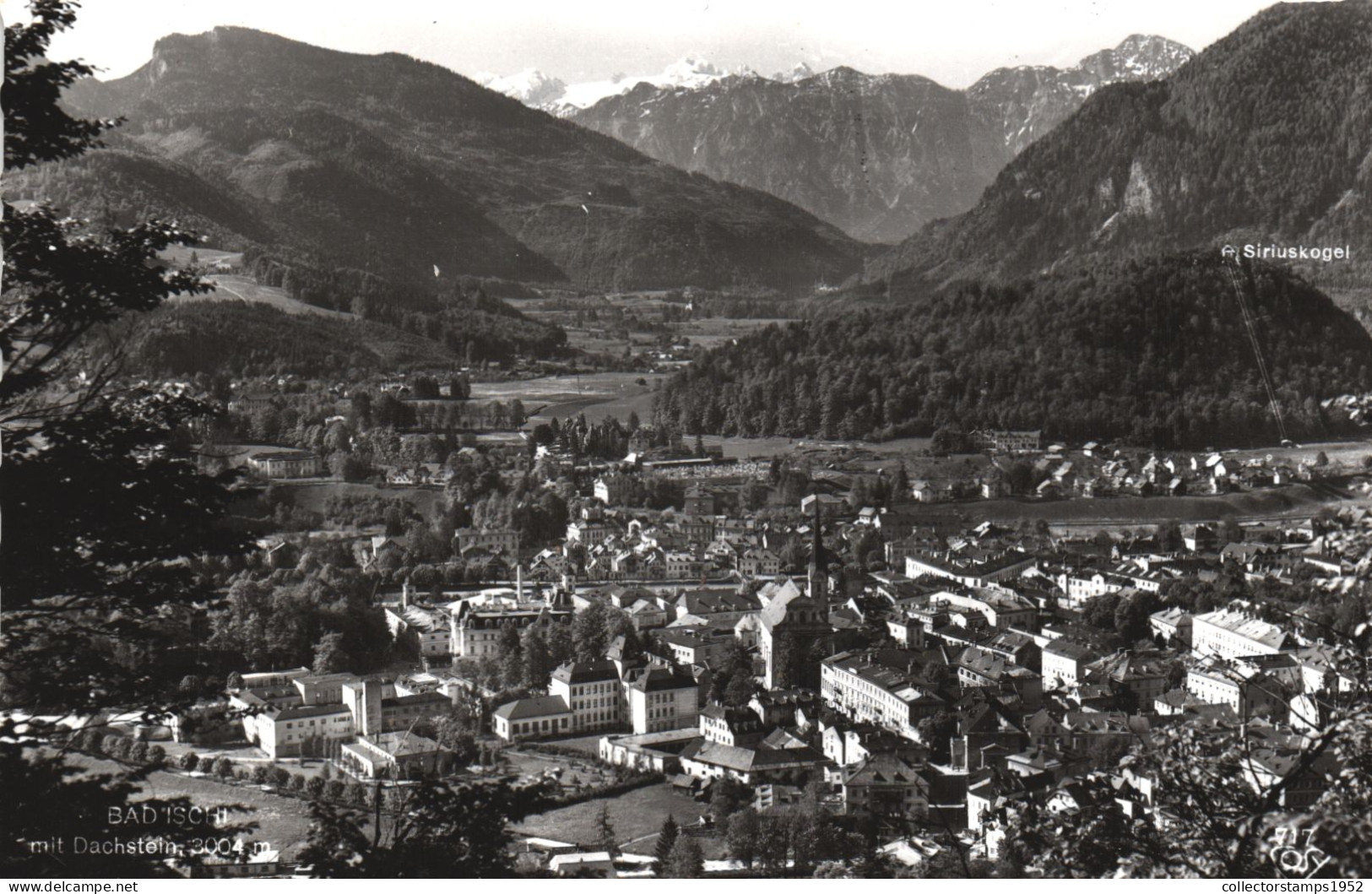 BAD ISCHL, ARCHITECTURE, CHURCH, MOUNTAIN, AUSTRIA, POSTCARD - Bad Ischl