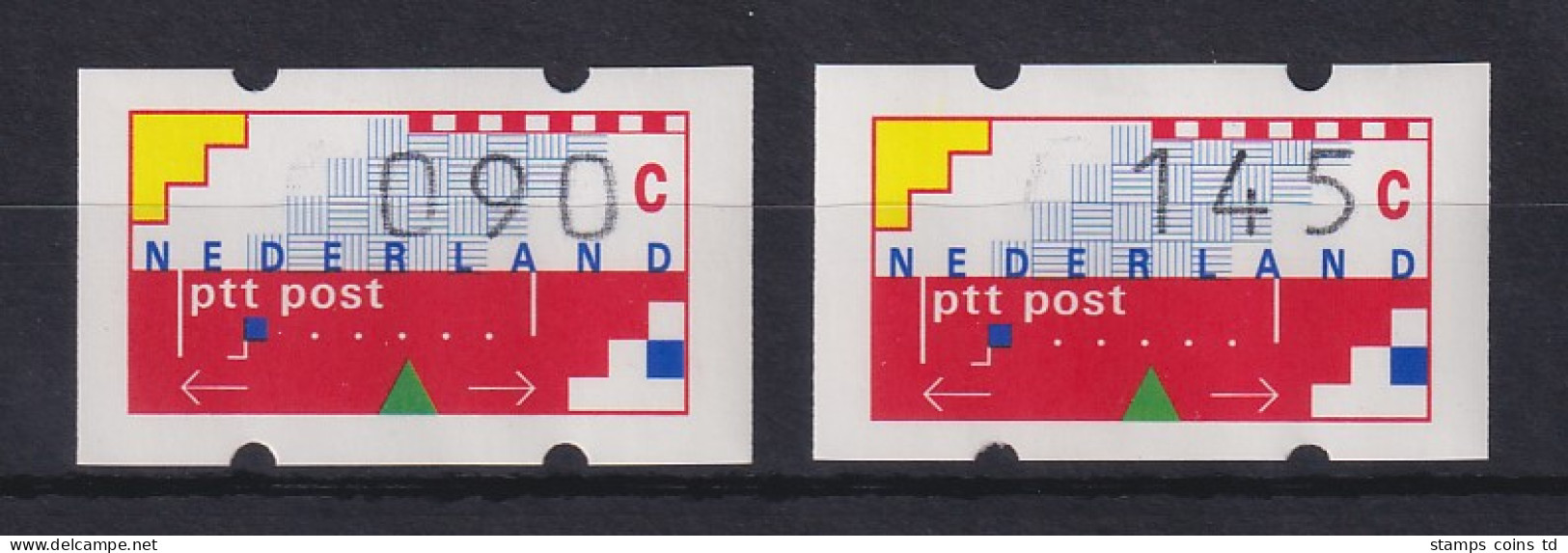 Niederlande Klüssendorf-ATM Mi.-Nr. 1 Versandstellen-Satz VS5  90-145 ** - Other & Unclassified