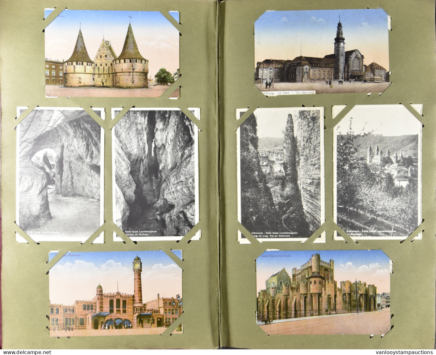 Diverse, Oude Kaarten, In Oud Album (304 Stuks) - Verzamelingen & Kavels