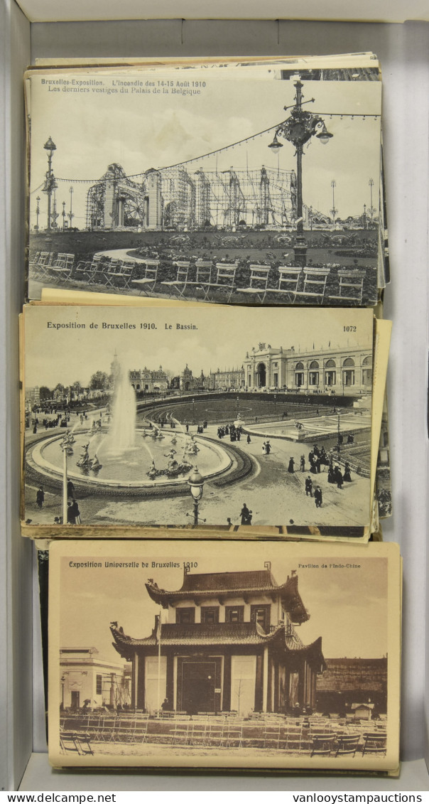 Brussel, W.o. Wereldtentoonstelling 1910, Diverse Zichten (+/-130 Stuks) - Other & Unclassified