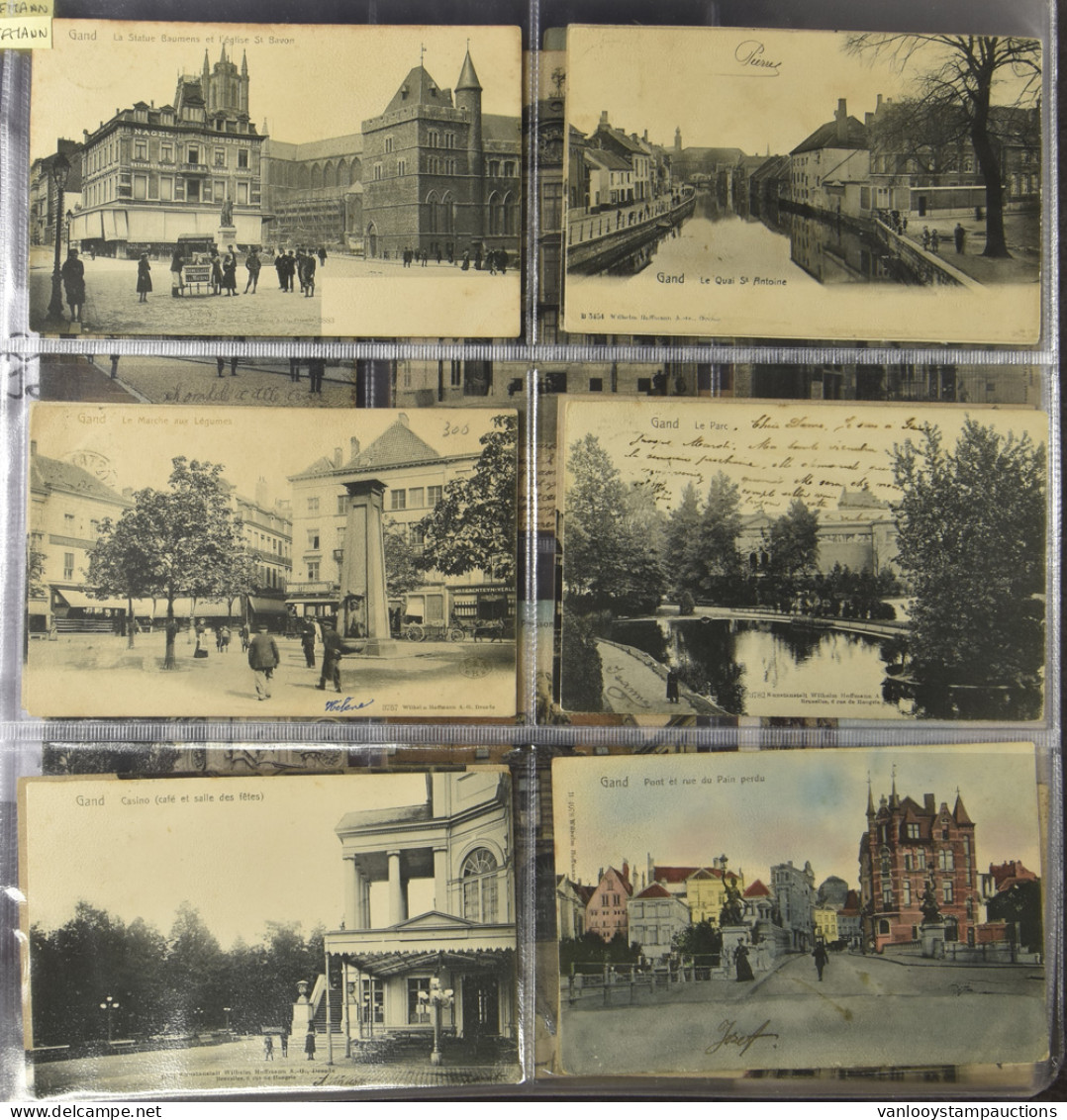 Diverse Zichten, W.o. Gent, Geraardsbergen, Dendermonde, Geklasseerd Volgens Uitgeverij (214 Stuks) - Autres & Non Classés