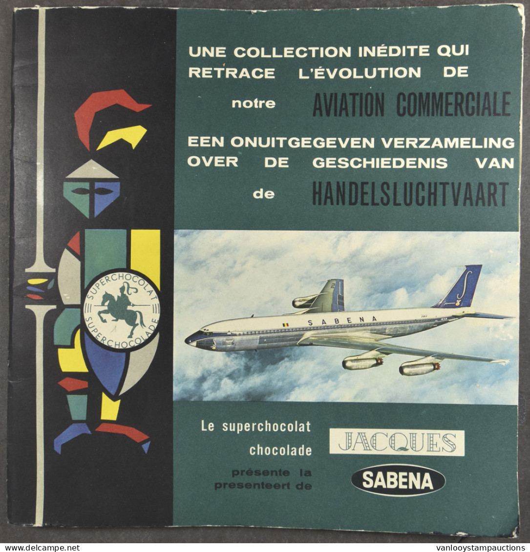 Luchtvaart : Sabena 1950/60, 110 Foto's, Oudere Documenten, Over Laden En Lossen, Foto's Van Vliegtuigen, Enz. - Autres & Non Classés