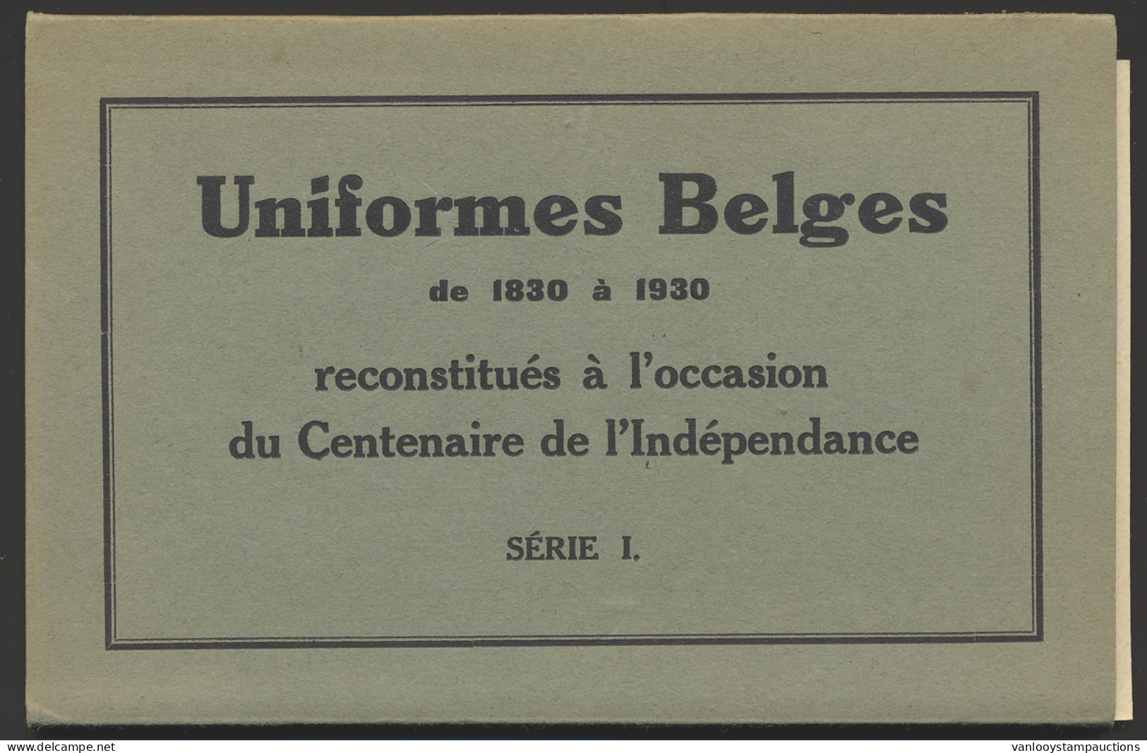 Belgische Uniformen, 1830/1930, Serie 1 Tot 4 (40 Stuks) - Other & Unclassified