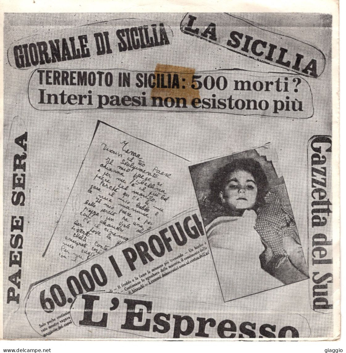 °°° 562) 45 GIRI - MARIELLA ROSTA - LA STORIA DI ANNAMARIA L'ORFANELLA DEL TERREMOTO °°° - Other - Italian Music