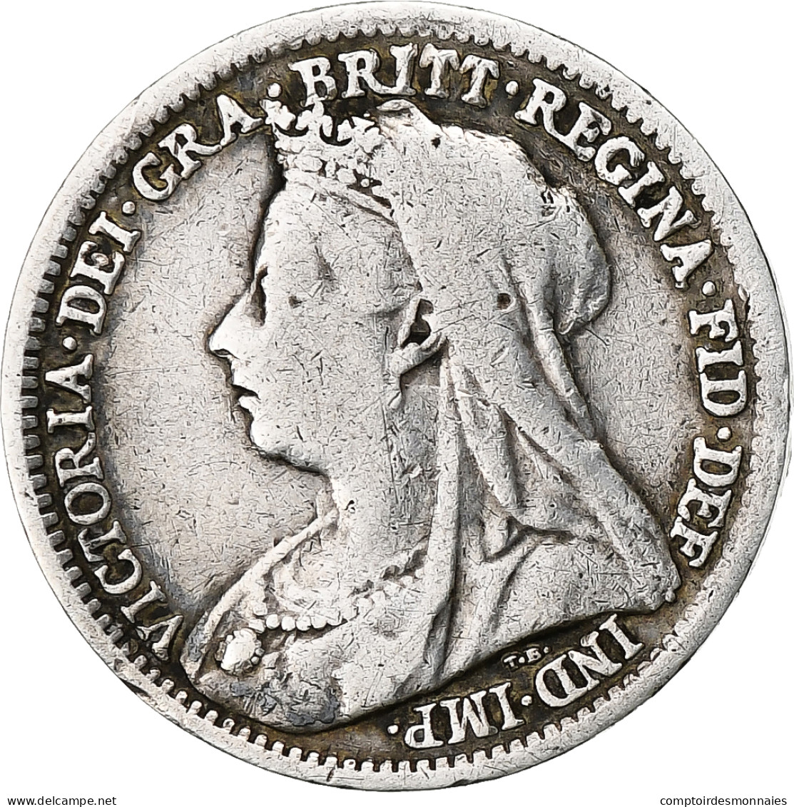 Grande-Bretagne, Victoria, 3 Pence, 1897, Argent, TB+, KM:777 - F. 3 Pence
