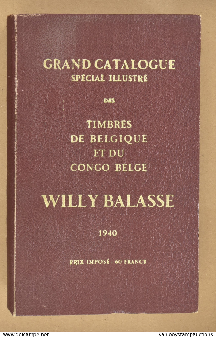 België En Belg. Congo, Rand Catalogue Special Illustré Des Timbres De Belgique Et Du Congo Belge, Balasse W. 1940 - Sonstige & Ohne Zuordnung