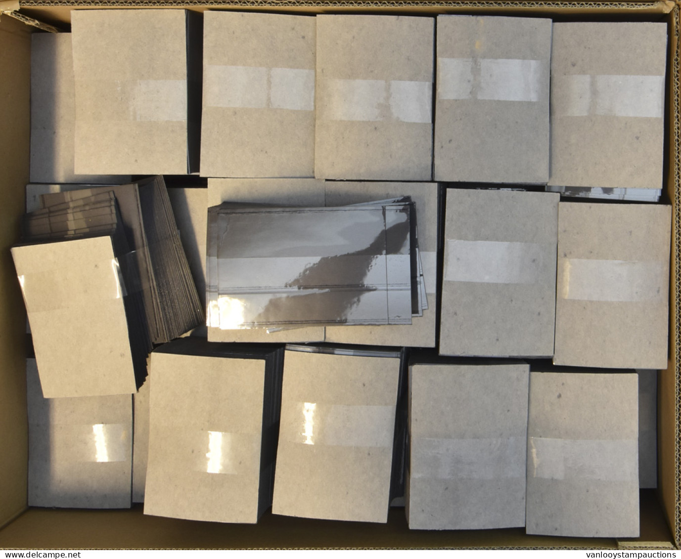 Insteekkaartjes 5000 Ex., Zwart Klein Formaat (10 X 7 Cm), 50 Pakjes Van 100 Ex. - Otros & Sin Clasificación