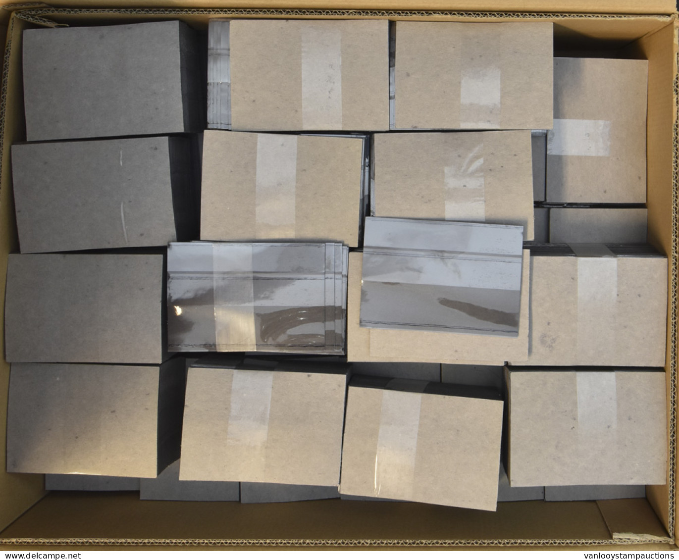 Insteekkaartjes, 5000 Ex., Zwart Klein Formaat (10 X 7 Cm), 50 Pakjes Van 100 Ex. - Autres & Non Classés