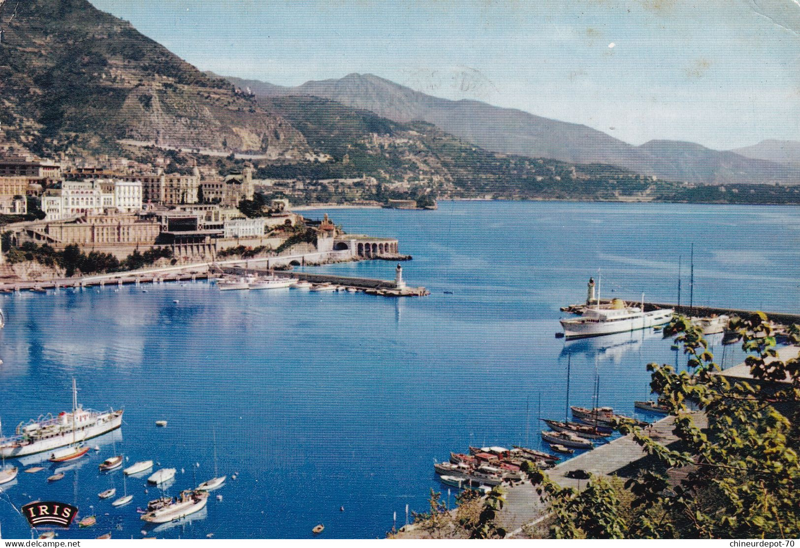 PRINCIPAUTE DE MONACO   Vue Sur Le Port Et Monte-Carlo - Porto