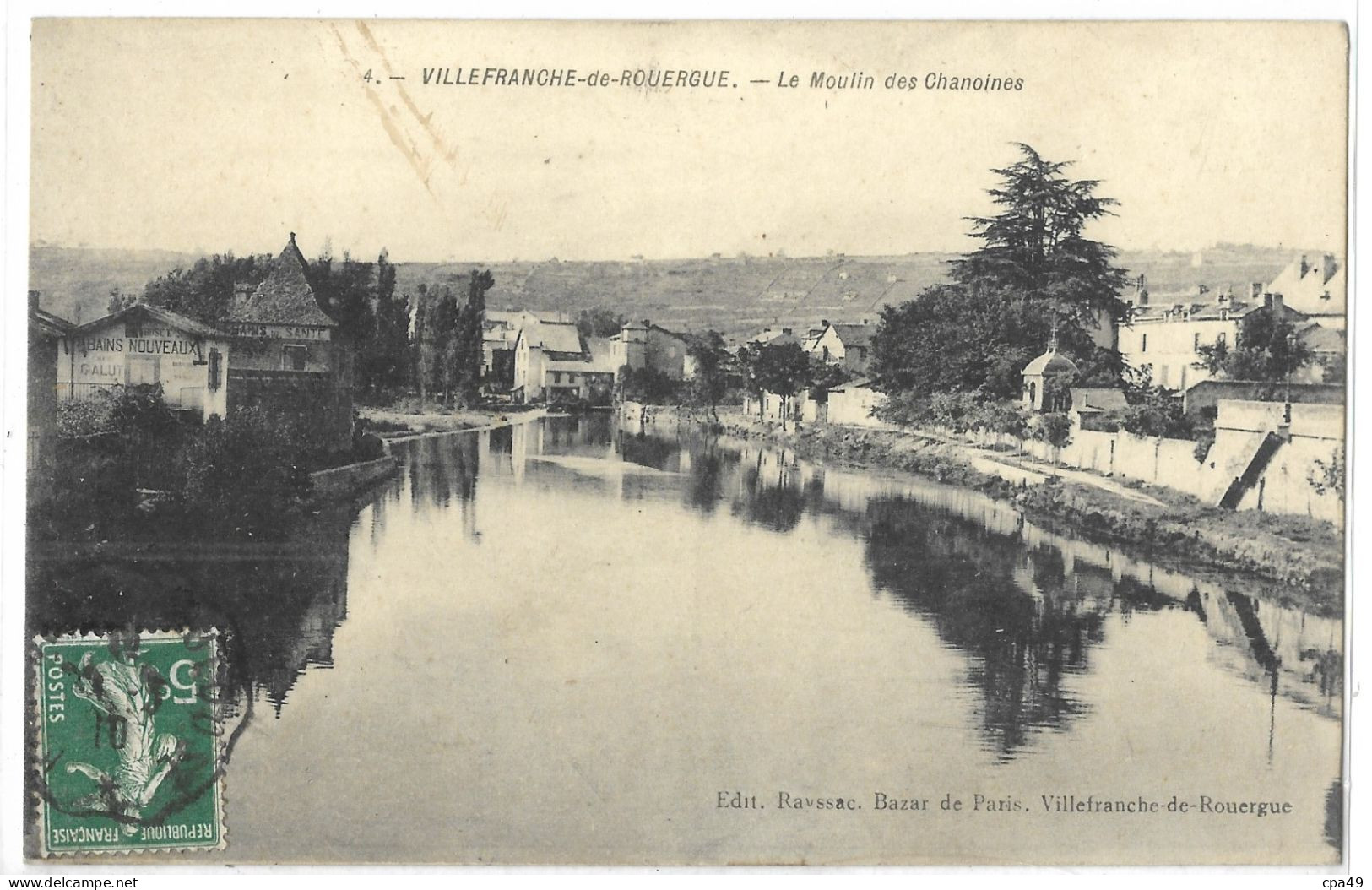 12    VILLEFRANCHE - DE - ROUERGUE  LE  MOULIN  DES  CHANOINES - Villefranche De Rouergue