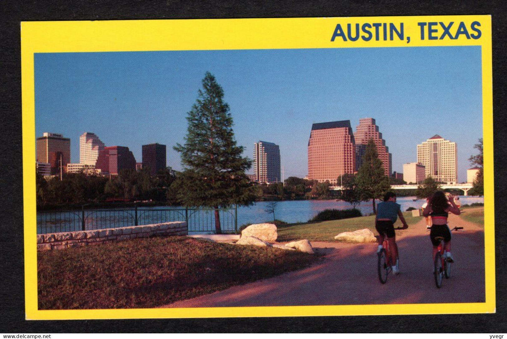 Etats Unis - AUSTIN - The Hike & Bike Trail Along Town Lake In Austin Texas - Vélos - 2 Cyclistes - Austin