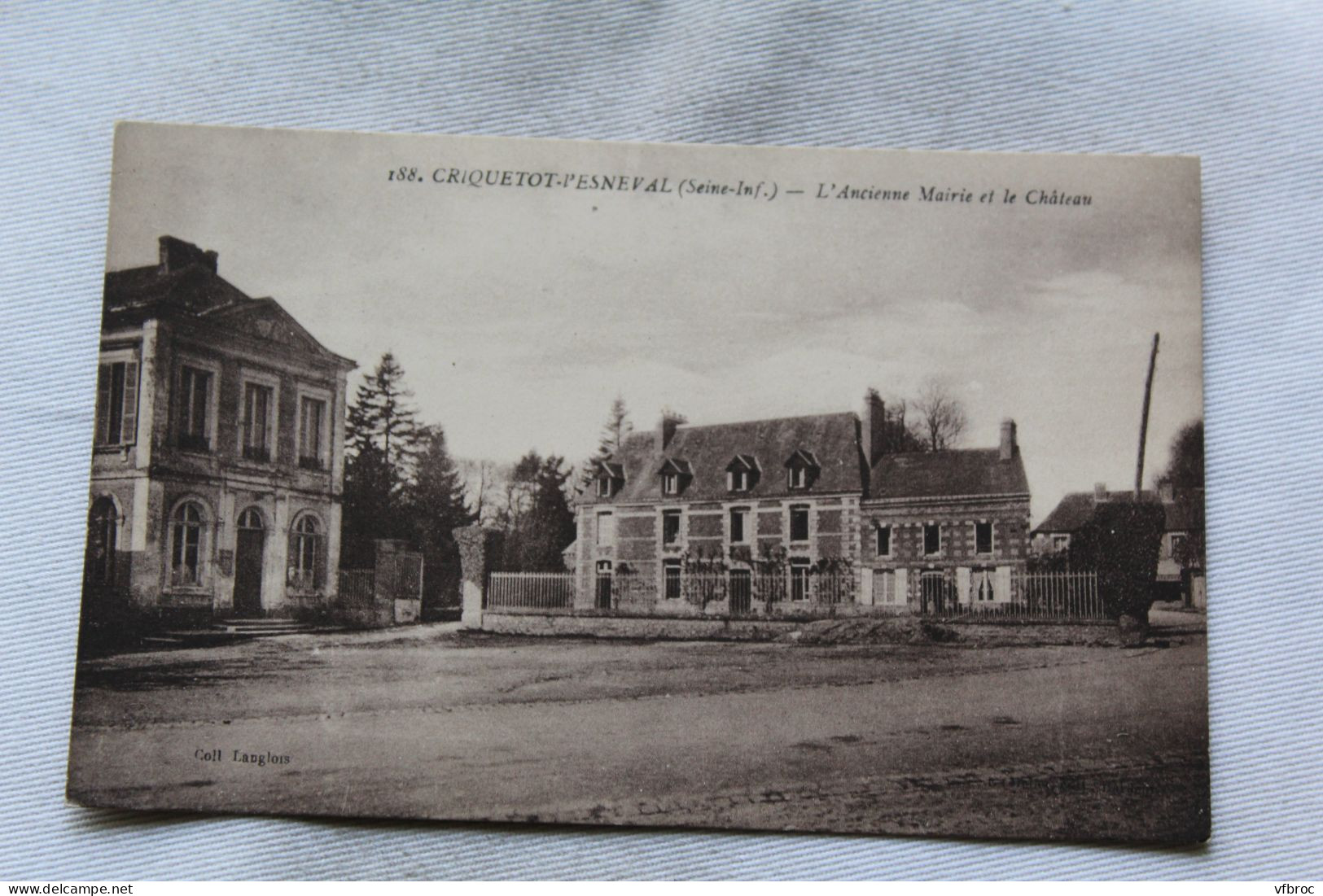 Criquetot L'Esneval, L'ancienne Mairie Et Le Château, Seine Maritime 76 - Criquetot L'Esneval