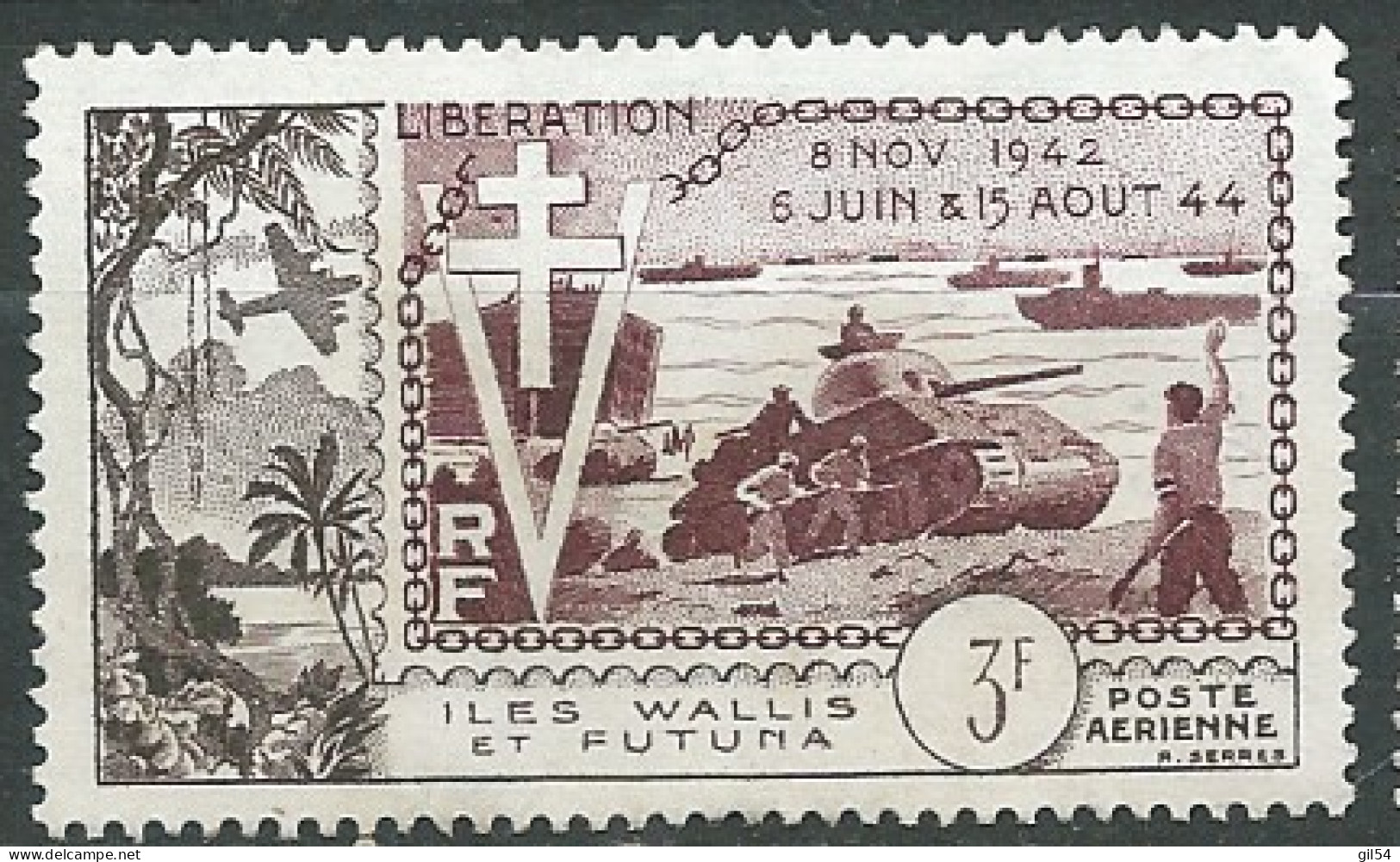 Wallis Et Futuna - Aérien - Yvert N° 14 (*)      -  Ax 16108 - Unused Stamps