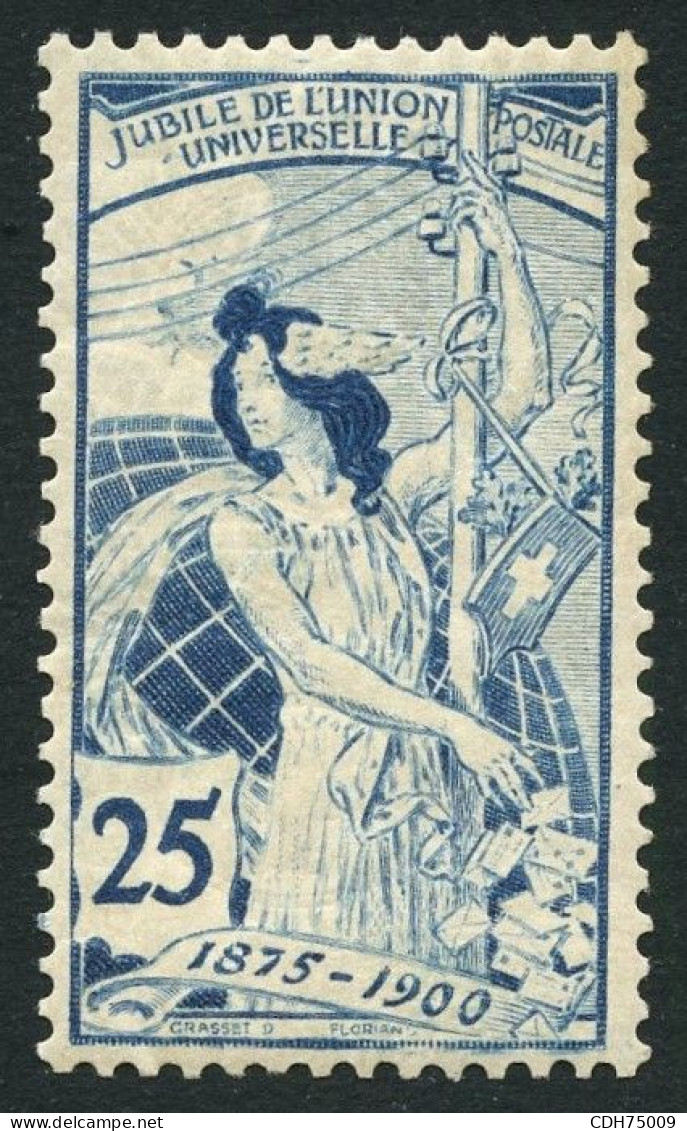 SUISSE - Z 79C  25C JUBILE DE L'U.P.U. * - Unused Stamps