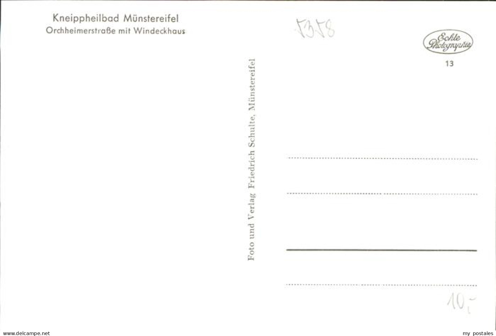 41275733 Bad Muenstereifel Orchheimerstrasse Windeckhaus Bad Muenstereifel - Bad Münstereifel
